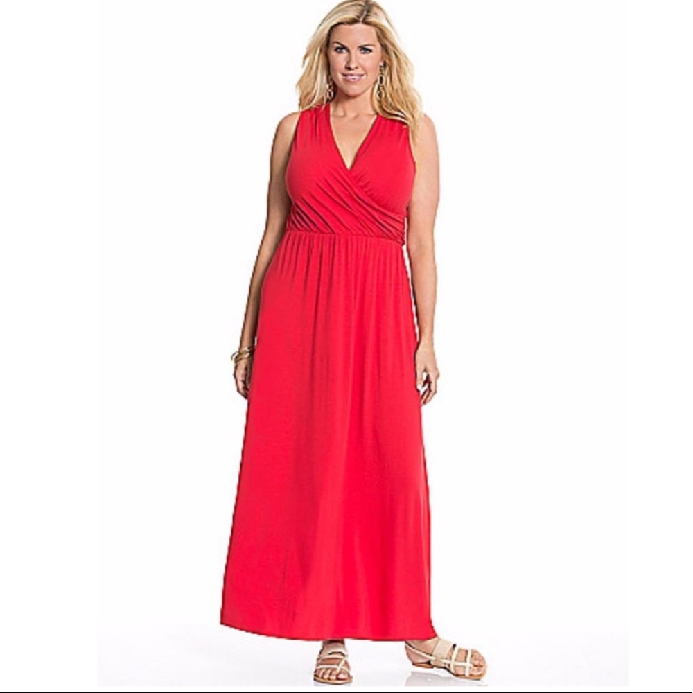 Lane Bryant Sleeveless Maxi Dress